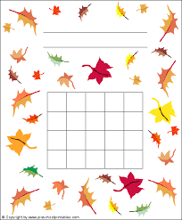 Www Preschoolprintables Com Fall Sticker Chart Use For A