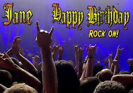 The usual one says tanti. Rock On Thrash Velocita Musica Heavy Metal Personalizzato Auguri Compleanno Arte Carta Ebay