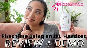ROSESKINCO IPL LASER HAIR REMOVAL AT HOME
