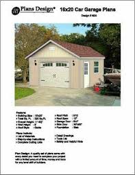 Unbiased car reviews and over a million opinions and photos from real people. 16 X 20 Car Garage Workshop Project Plans Design 51620 Gunstig Kaufen Ebay