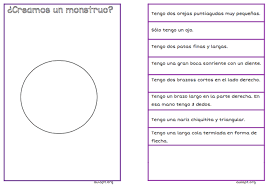 Juegos educativos infantiles de mundo primaria: Creamos Un Monstruo Juego Cooperativo De Comprension Lectora De Frases Aula Pt