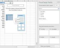 Contoh >> pilih pivot table. Pengertian Cara Membuat Menggunakan Pivot Table Di Excel Contoh