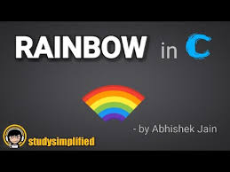 Rainbow In C Program Youtube