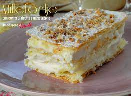 Torta salata peperoni e patate. Millefoglie Con Crema Di Ricotta E Mascarpone Ricette Dolci Ricette Dolci
