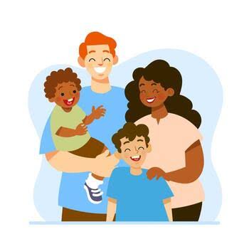 Mixed Family Vector Art, Icons, and Graphics for Free Download