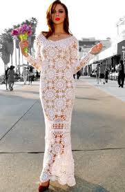 Crochet your own amazing wedding gown with this excellent and thorough crochet pattern. Crochet Wedding Dress Fashion Dresses