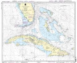 Noaa Chart 11013 Straits Of Florida And Approaches