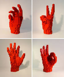 Lego Sculpture Hands By David Hughes Lego Sculptures Lego Hand Lego Portrait