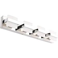 Brink 24 led bathroom vanity & wall light 3500k, black by wac lighting (2) $199. Buy Solfart Dimmable Modern 4 Lights Led Vanity Lights For Bathroom Wall Light Fixture Over Mirror Online In Canada B07t62fthq