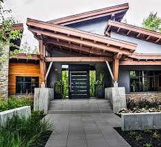 Clean Lines Serious Style In Alberta Canada Mountain Living Mountain Home Exterior House Designs Exterior House Exterior