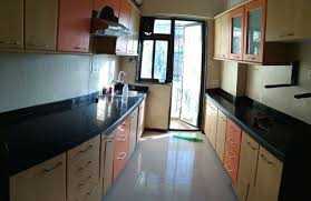 parallel modular kitchen,  