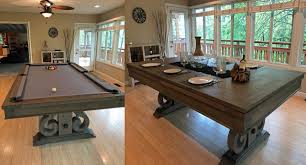 Pool dining table ebay uk sale north west room for cape town cloth. Dining Top Pool Table Rustic Farmhouse Charcoal Dining Room Pool Table Pool Table Table Tennis Room