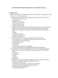 Buku teks teks pelaj pelajara aran n yang yang rele relevan van e. Soal Uji Kompetensi Produk Kewirausahaan Beserta Jawabany
