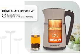Ấm đun siêu tốc Sunhouse 1.7 lít SHD1360 | Giá mới nhất