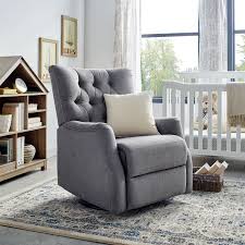 Cooney Upholstered Glider Swivel Rocker Chair Rocker Chairs Living Room Seating