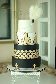 This wedding cake for kristin chirico & brian hubble took us back to the roaring 20's with it's unique art deco and great gatsby inspired design. Gatsby Wedding Cake Cake By Rumana Jaseel Cakesdecor