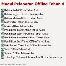 Dikongsikan template pelaporan offline kssr tahun 1 bagi pelbagai mata pelajaran. Pelaporan Offline Kssr Tahun 4 2018