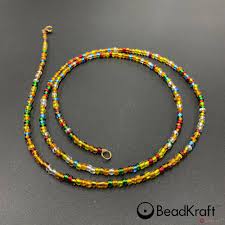 Waist Bead Making Kit Exclusively From Beadkraft Each Seed Bead Bracelets Diy How To Make Beads Beaded Bracelets Diy