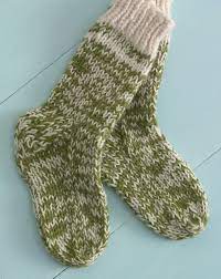 Slipper socks, slippers, hats & other cozy winter accessories for adults & kids. Can I Knit On A Plane Lovecrafts Knitted Socks Free Pattern Knitting Loom Socks Lion Brand Wool Ease