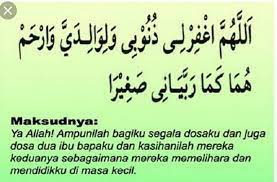 Doa Ibubapa Arabic Calligraphy Math Doa