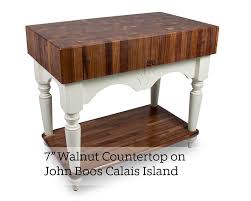 John boos kitchen island countertop. Boos Walnut End Grain Butcher Block Island Top 2 25 To 7 Thick Choppingblocks Com