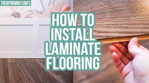 How To Install Laminate Flooring A Guest Bedroom Makeover Update Youtube