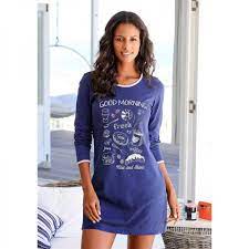 Produits exclusifs de designer italiens et internationaux. Lot De 2 Chemises De Nuit Manches Longues En Coton Vivance Femme Multicolore 3 Suisses