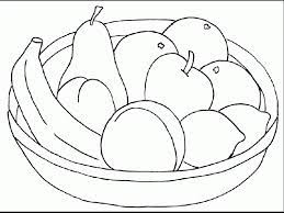 Dibujos De Frutas Para Colorear Imagenes De Frutas Fruit Coloring Pages Vegetable Coloring Pages Fruit Basket Drawing