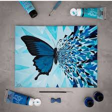 Art Daily On Instagram Which Is Your Favorite 1 5 By Artetbe Art Daily On Instagram Whi Butterfly Art Painting Canvas Art Painting Art Painting