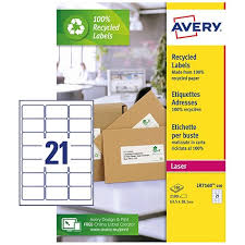 In printer settings, the sheet size or paper size setting controls how your design is scaled to the label sheet. Avery Recycled Laser Addressing Labels 21 Per Sheet 63 5x38 1mm White Lr7160 100 2100 Labels Paperstone