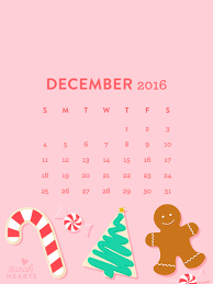 December 2016 Christmas Cookie Calendar Wallpaper Sarah Hearts