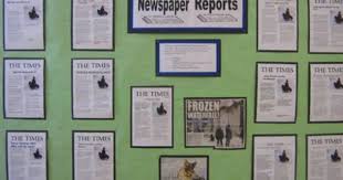 Newspaper Reports Display Classroom Displays Newspaper Classroom Displays Literacy Display Display Boards For School