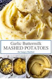 Garlic Buttermilk Mashed Potatoes Recipe In 2020 Buttermilk Mashed Potatoes Mashed Potatoes Food