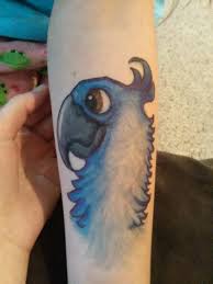 Rio 2 Blu Tattoo On Little Sis by ...