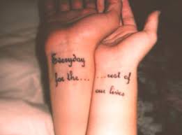 Couples tattoos encompass all the qualities and symbols that are personal to lovers, an intimate ink language that only they know. Couple Tattoo Quotes Tumblr Meaningful Tattoo Tumblr Dogtrainingobedienceschool Com