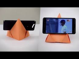 It is a very usefull diy phone holder for charging. How To Make Paper Mobile Stand Without Glue Diy Origami Phone Holder