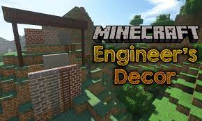 Engineers Decor Mod 1 14 3 1 12 2 Adds Cosmetic Blocks For The Engineers Workshop Factory And Home The Mod Has Minecraft Decoration Ideas Clinker Brick Decor
