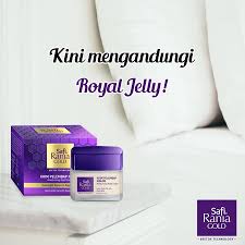 Safi rania gold moisturising night cream with nano gold 24k & nutrients of royal jelly: Safi Rania Gold Krim Pelembap Malam 40g Lazada