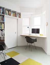 He has this really cool space in his room that was not part of the plans. Embrace Minimalism Shelf Desks With Discerning Designs