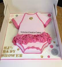 Super Cute Baby Shower Baby Vest For A Little Girl Baby Vest Baby Shower Cakes Baby Shower Banner