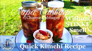 How To Make Quick Easy Kimchi Without The Stinky Smell Youtube