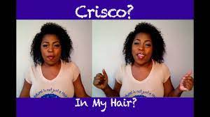 When it comes to using crisco for hair moisture, many women love to add aloe vera, shea butter, honey, and a variety of oils, including almond, tea tree and olive oils. Crisco In My Hair Youtube