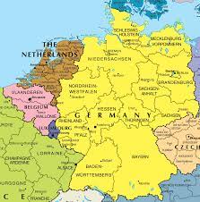 By germany in the east; Germany And Belgium Map Mapsof Net