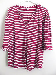 Black And Grey Striped Shirt Womens Women S Banana Republic Xl White Magenta Striped 3 4 Sleeve Shirt Bananarepublic 34sleeve Blouses For Women Grey Striped Shirt Womens Shirts