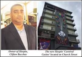 The strip, located at the giftland mall in turkeyen, greater georgetown; Sleepin Forges Ahead With Casino Plans Kaieteur News