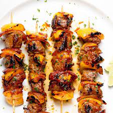 Grilled Steak Kabobs Recipe Eatwell101