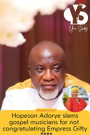 These two need to host a show. Empress Gifty nearly moved Obaapa Christy to  tears when she raised one of the most powerful songs in her catalogue.  Their performance impressed many fans