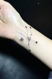 15 Taurus Constellation Tattoos And Meanings In 2021 Taurus Tattoos Constilation Tattoo Horoscope Tattoos