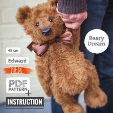Pattern Detailed Instruction In English Instant Download Etsy In 2020 Teddy Bear Sewing Pattern Teddy Bear Patterns Free Bear Patterns Free Sewing