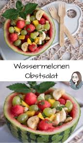 Wassermelonen Obstsalat Rezept Obstsalat Rezepte Rezepte Und Obstsalat